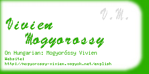 vivien mogyorossy business card